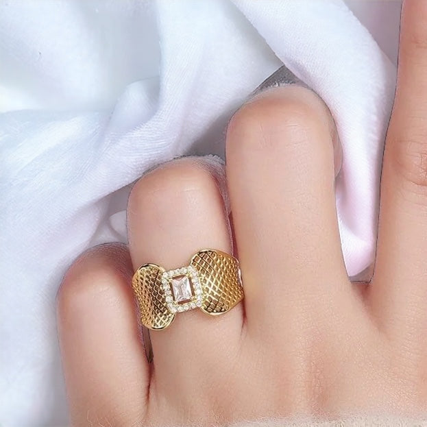 Eleonora Baguette Ring