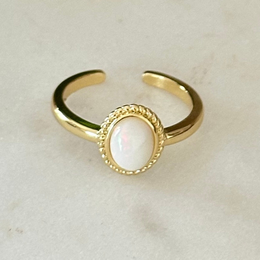 Tullia Natural Gemstone Ring