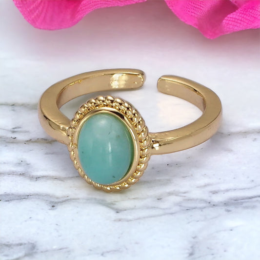 Tullia Natural Gemstone Ring