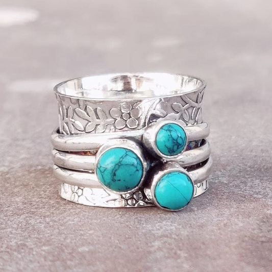 Vintage Collector Blue Ring